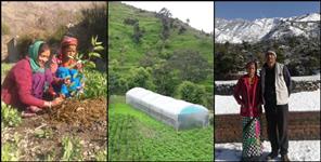 image: Sunderlal Chamoli and Vigula Chamoli of Tehri Garhwal Khati-farming
