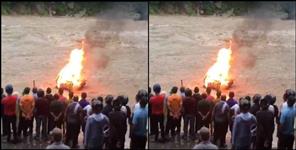 image: 3 dead bodies washed away in Haldwani Gaula river video viral