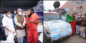 image: 140-bed Covid Hospital started in Haridwar