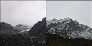 image: uttarakhand weather today snowfall in badrinath and munsiyari