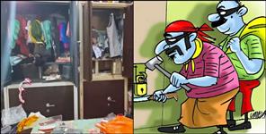 image: Thieves steal jewellery and cash worth lakhs
