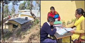 image: Two teachers are teaching one student in nainital