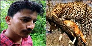 image: story of uttarakhand bhikiyasain man saved dog from leopard