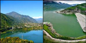 image: Tehri dam water level scaring the villagers