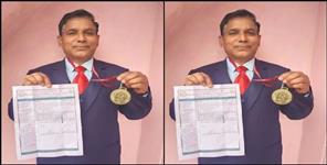 image: Rudraprayag teacher Hemant Chekiyal secured third position at the national level