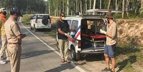 image: Ukraine tourist came uttarakhand by walking