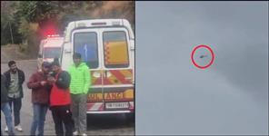 Helicopter Crash Near Joshimath Six People Onboard
