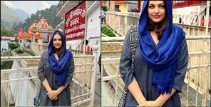 image: Punjabi actress Himanshi Khurana in Uttarakhand Kainchi Dham