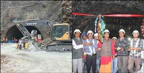 image: Badrinath Gaurikund All Weather Road Tunnel Work on Process