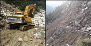 image: Badrinath Highway closed in lambagar
