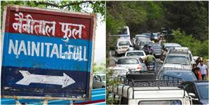 image: Nainital packed on weekend hotels full by Tourists