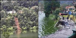 image: Danger of landslide in Nainital