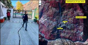 image: isro latest satellite image of joshimath