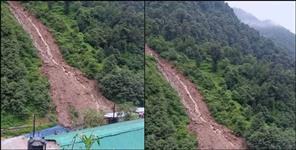 image: Landslide in Gaurikund 2 children death