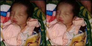 image: Newly born baby girl found in kaliyar