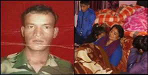 image: missing jawan rajendra singh negi wife in hospital