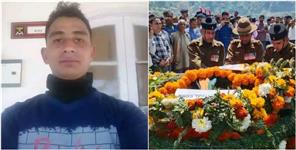 image: Tearful farewell to Garhwal Rifles soldier Sanjay Singh Rawat