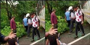 image: Two bus collision in biharigarh