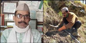 image: Pratap Pokhriyal extinguished 15 hectare forest fire in Uttarkashi