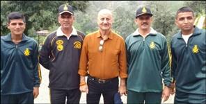image: Bollywood star Anupam Kher in Lansdowne Uttarakhand