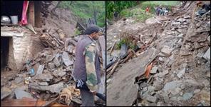 image: Father and daughter die due to cloudburst in Chakrata