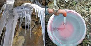 image: Freezing pipeline in Uttarakhand