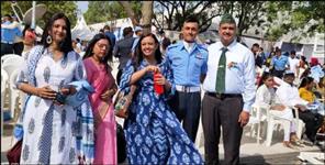 image: haldwani kamal karnatak became flying officer in air force
