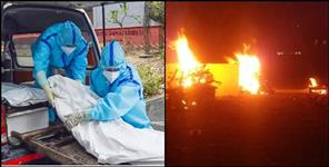 image: Dead bodies in Haldwani Muktidham