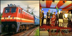 image: Cm dhami flagged off the tanakpur dehradun weekly express train service