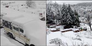 Red alert for snowfall in Uttarkashi