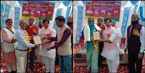 image: Artists of Garhwali Chakravyuh honored