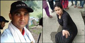 image: uttarakhand police jawan saved a women from kathgodam bairaj 