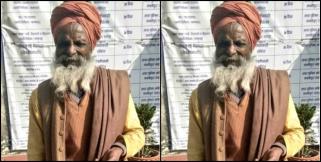 image: Sadhu reached in police station in uttarakhand