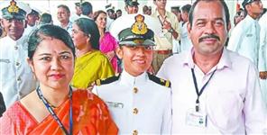 image: Sonali become Indian coast guard officer in navy