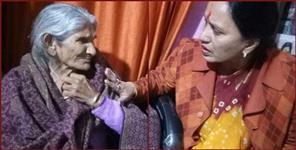image: Son expels elderly mother from home