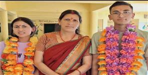 image: Twin Siblings Topped in Intermediate Board Exam in Agastyamuni
