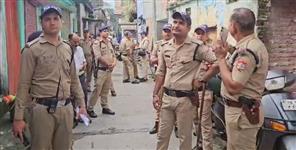 image: 300 police personnel blockade Haldwani