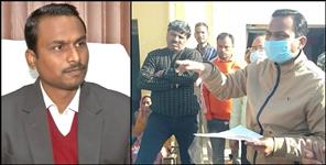 image: Pauri Garhwal District Magistrate Vijay Kumar Jogdande surprise inspection