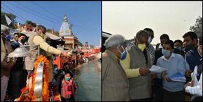 image: CM Trivendra Singh Rawat visits Haridwar
