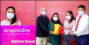 image: Dehradun Graphic Era University student Maitri Rawat selected in Google