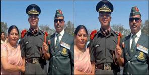 image: Mayank Manral became lieutenant in Indian Army
