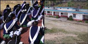 image: GIC Surkhet Pauri Garhwal teachers Ramendra Bhandari and Satish Chandra Shah sus