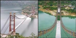 image: Vehicles will run on dobra chanti bridge tehri lake from march