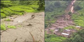image: Cloudburst in Majju Gwad of Chamoli Syoon village