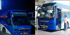 image: Volvo bus service from nainital to Delhi