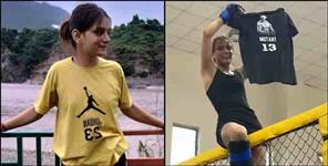 image: Srinagar garhwal Shiksha Goswami won her MMA debut