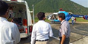 image: CM Pushkar Singh Dhami got the rescue done by his helicopter