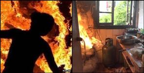 image: Woman dies in Rudraprayag due to fire in gas cylinder