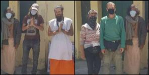 image: Rishikesh police trapped six foreigners