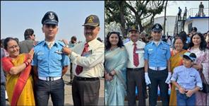 image: Bageshwar Neeraj Tiwari became flying officer in Air Force